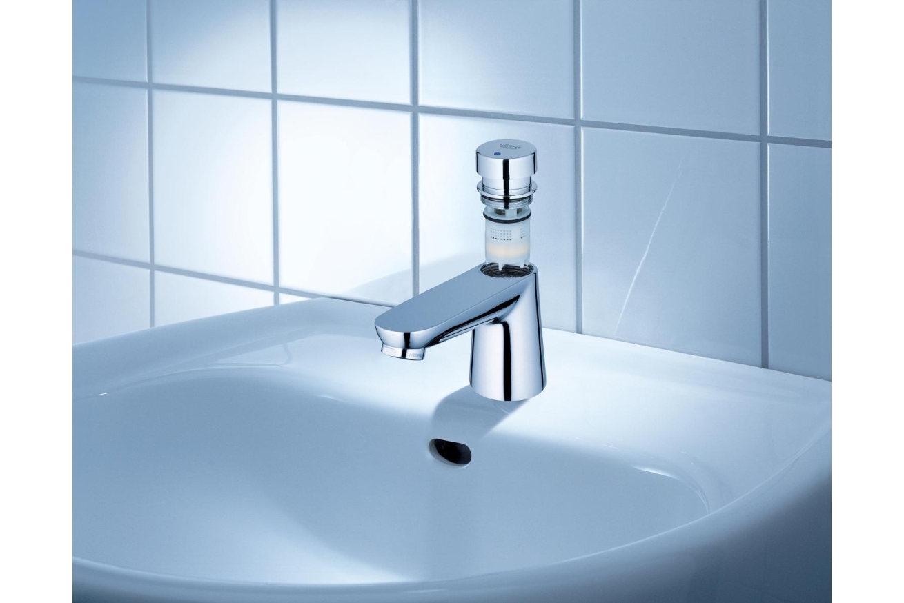 Кран для раковины GROHE Euroeco Cosmopolitan T автоматический, без функции смешивания, хром (36265000)