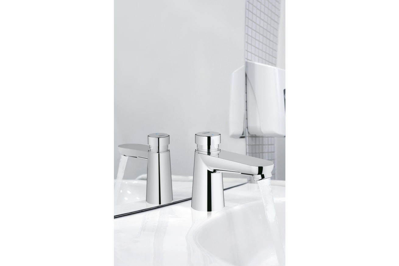 Кран для раковины GROHE Euroeco Cosmopolitan T автоматический, без функции смешивания, хром (36265000)