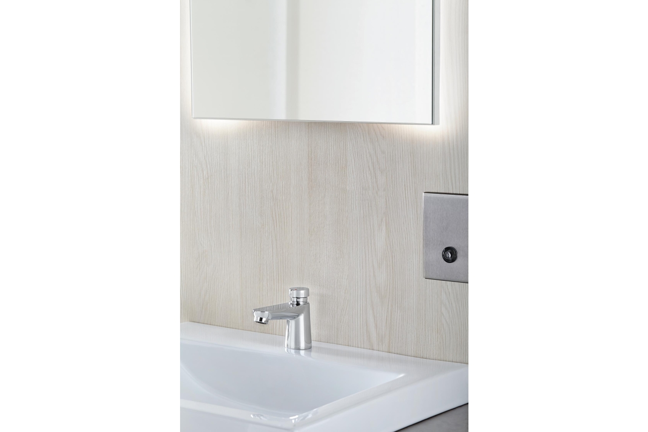 Кран для раковины GROHE Euroeco Cosmopolitan T автоматический, без функции смешивания, хром (36265000)