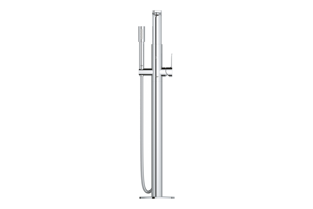 Внешняя часть смесителя для ванны GROHE Lineare напольного монтажа, хром (23792001)
