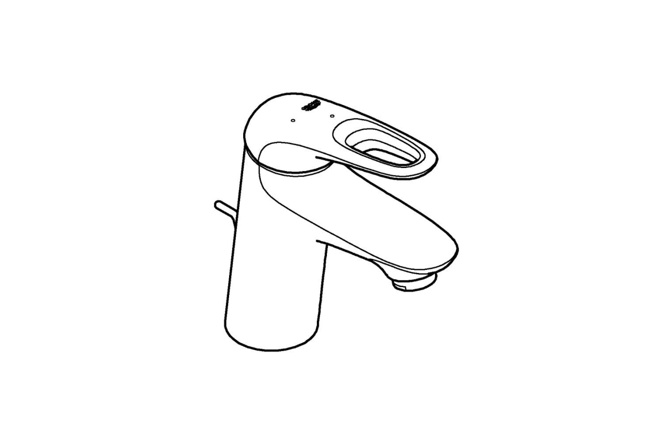 Смеситель для раковины GROHE Eurostyle, S-size, хром (23374003)