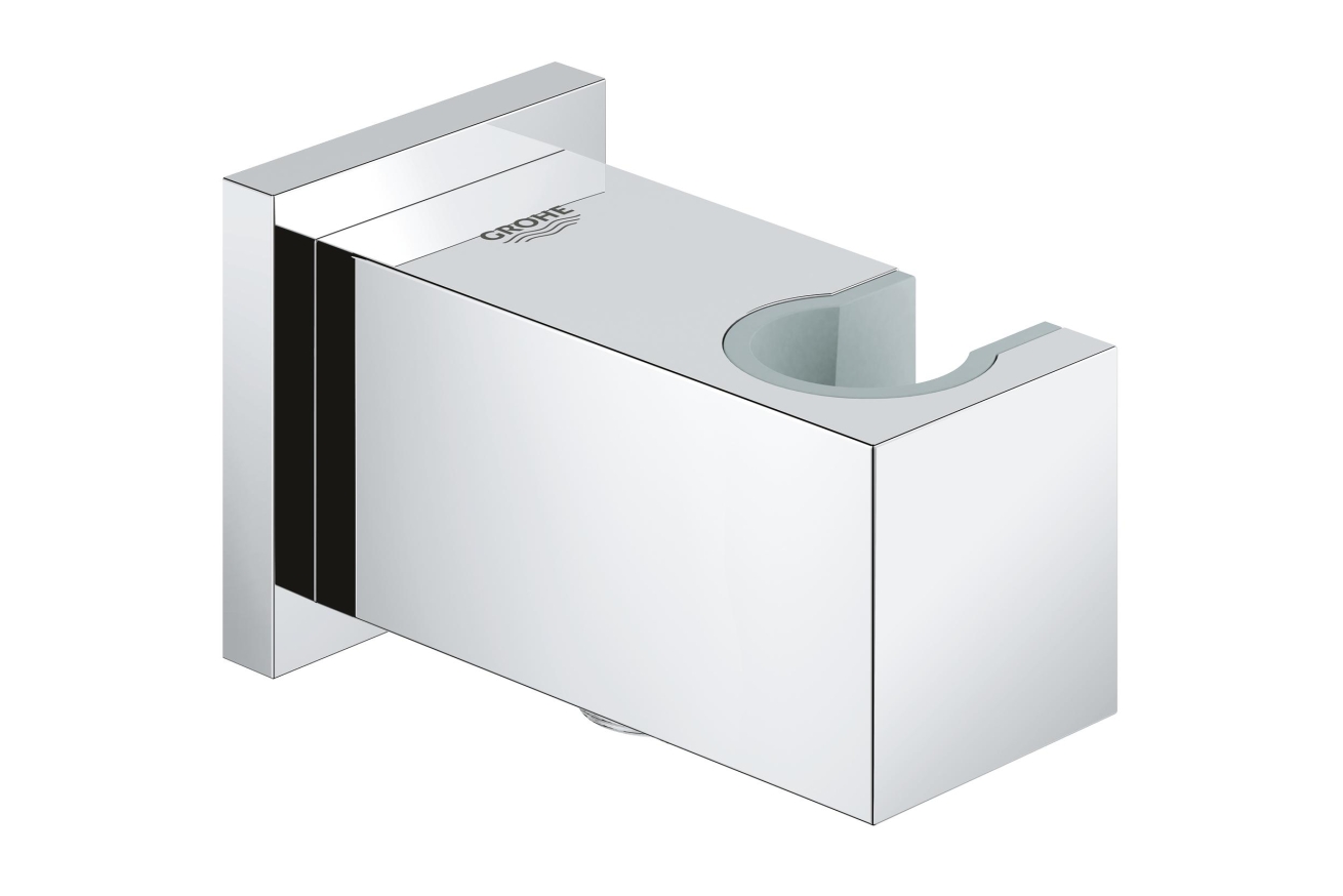 Подключение для душевого шланга с держателем ручного душа GROHE Euphoria Cube, хром, (26370000)
