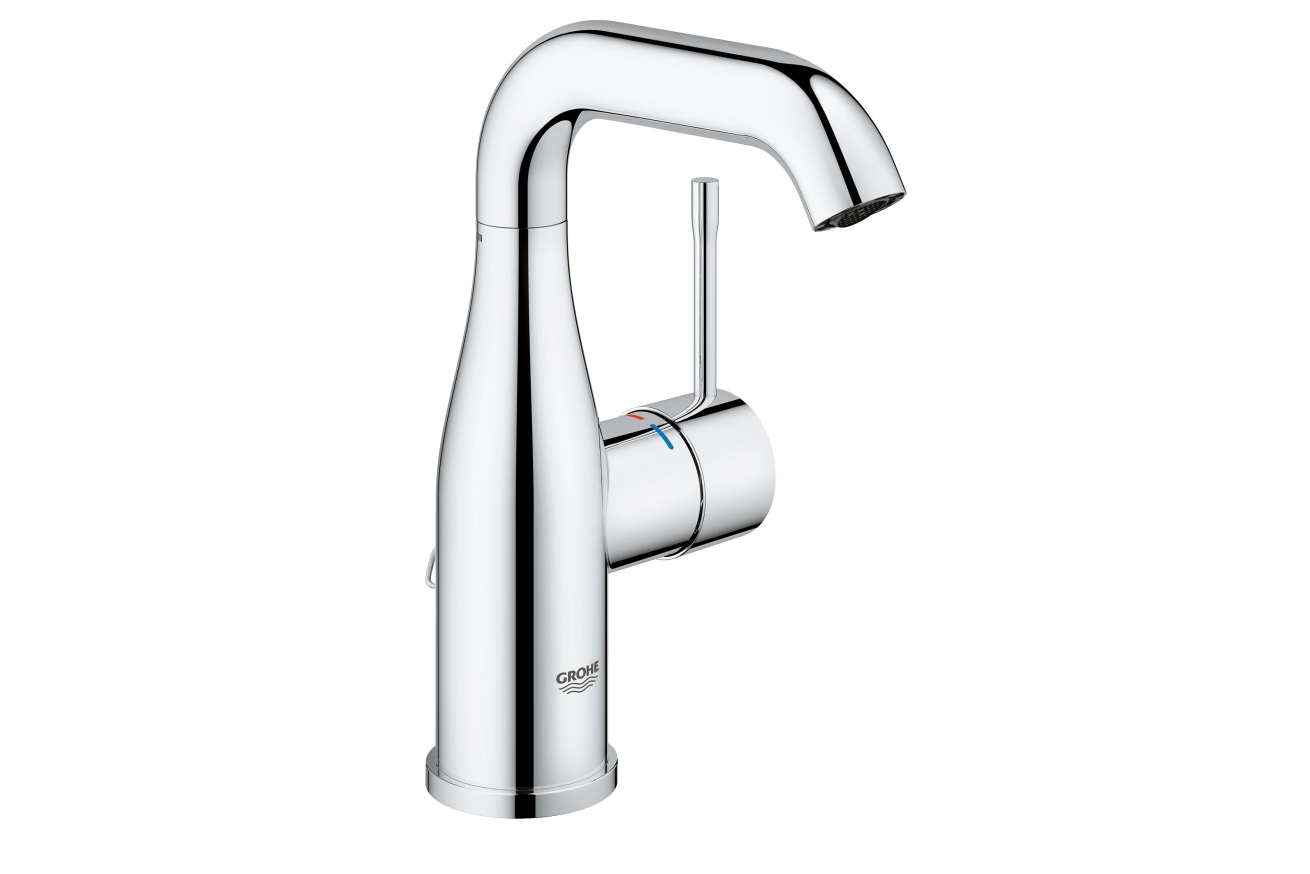 Смеситель для раковины GROHE Essence с цепочкой, M-size, хром (23480001)