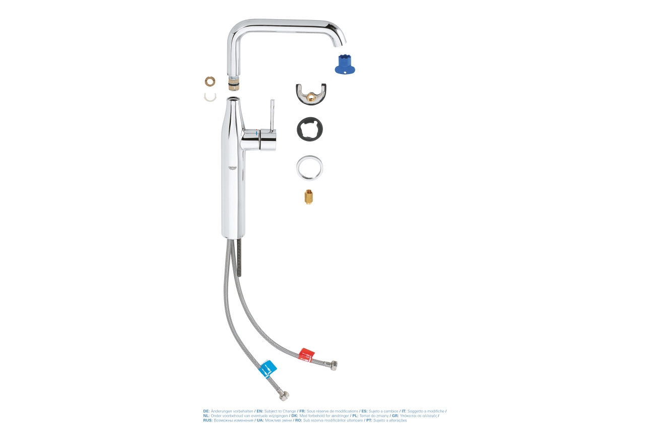 Смеситель для раковины GROHE Essence, XL-size, хром (32901001)