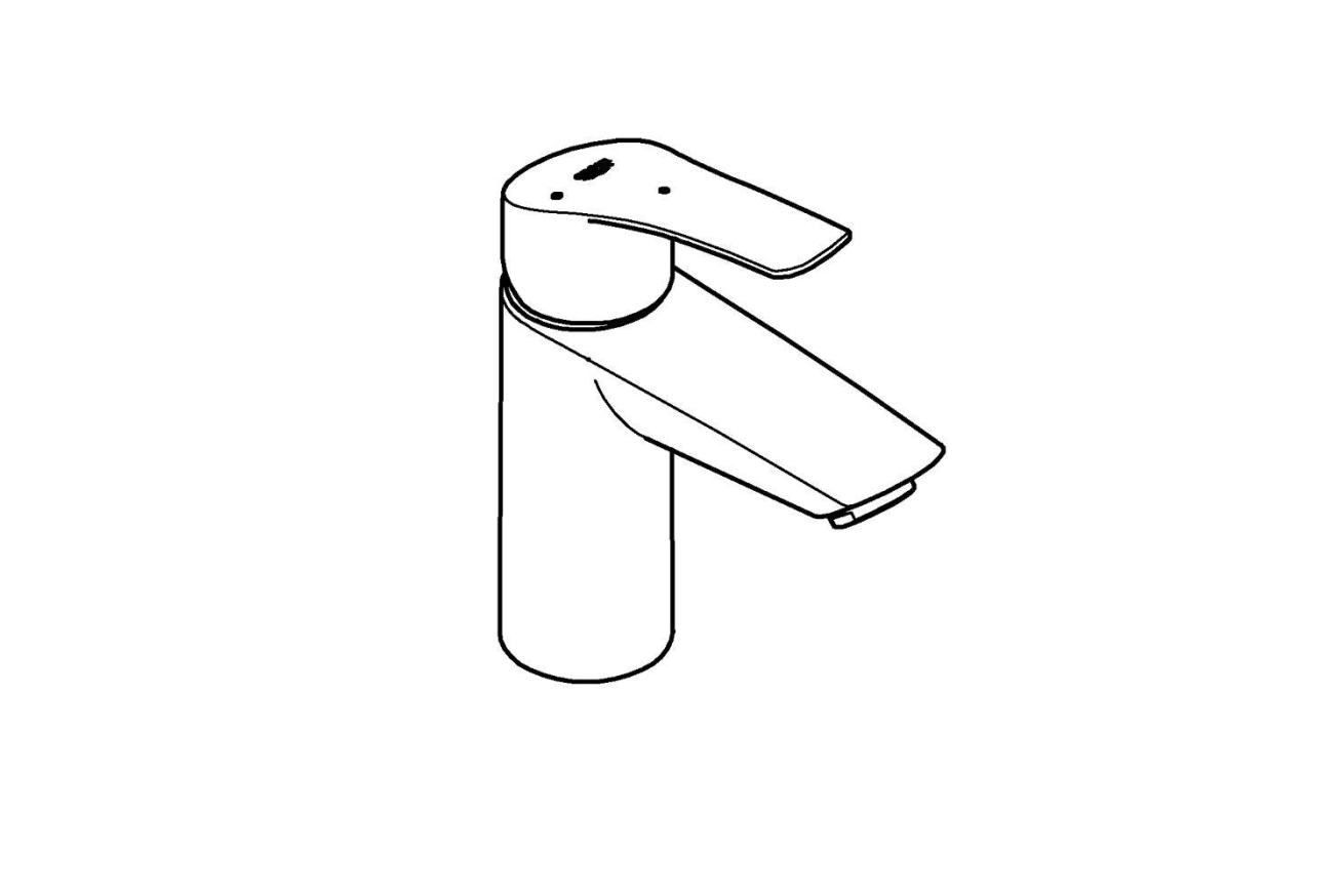 Смеситель для раковины GROHE Eurosmart, S-size, хром (32926003)