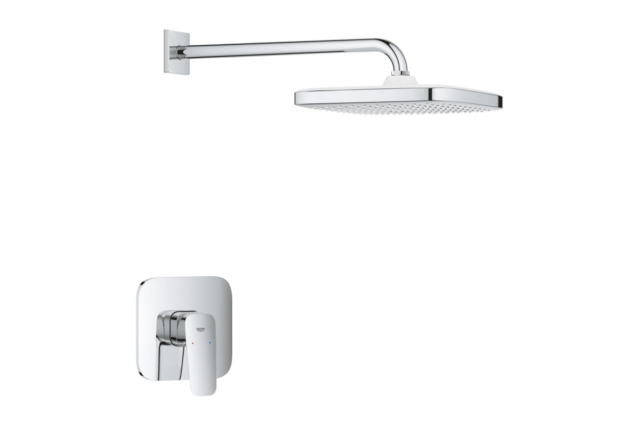 Душевая система GROHE Cubeo со смесителем для душа, хром (1053340000)