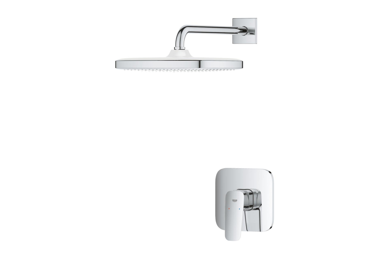 Душевая система GROHE Cubeo со смесителем для душа, хром (1053340000)
