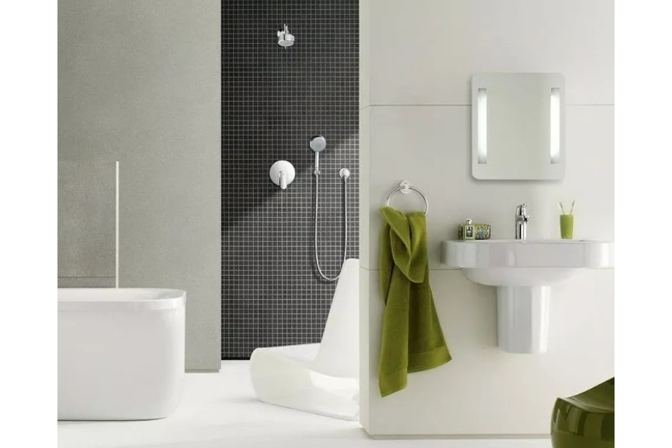 Смеситель для душа GROHE Eurosmart Cosmopolitan скрытого монтажа, в комплекте с монтажной частью, хром (32880000)