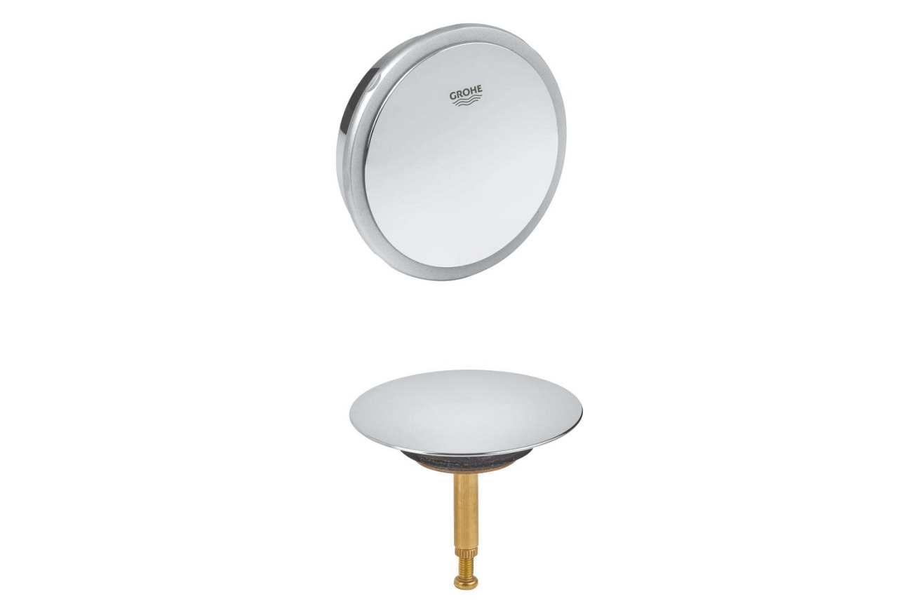 Сливной и переливной гарнитур GROHE Talento, внешняя часть, хром (19025000)