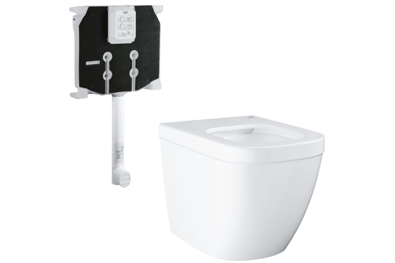 Унитаз напольный GROHE Euro Ceramic с бачком (NW0091)