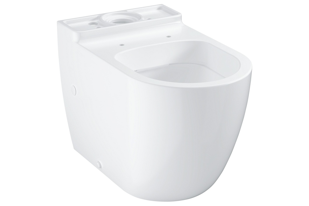 Унитаз напольный GROHE Bau Ceramic с бачком и сиденьем с микролифтом (NW0099)