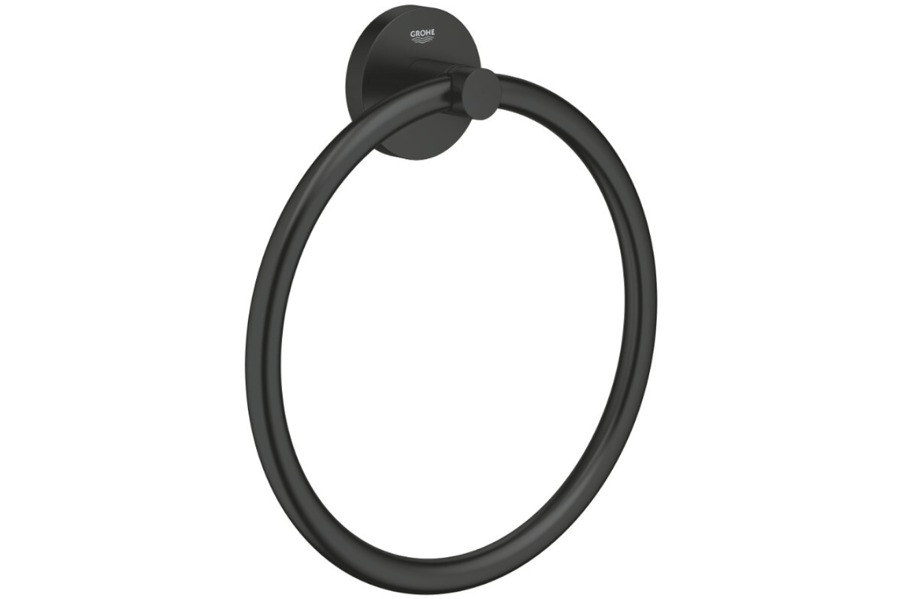 Кольцо для полотенца GROHE Start Ø 180 мм, матовый чёрный (411742430)