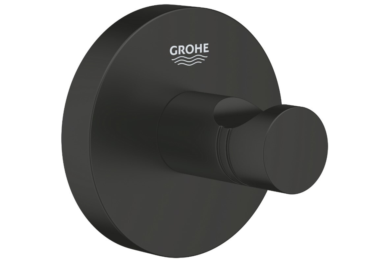 Крючок для банного халата GROHE Start, матовый чёрный (411732430)