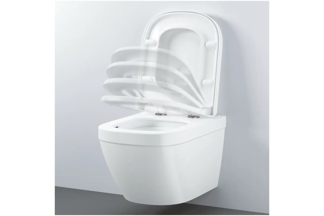 Унитаз подвесной компактный GROHE Euro Ceramic, альпин-белый (39206000)