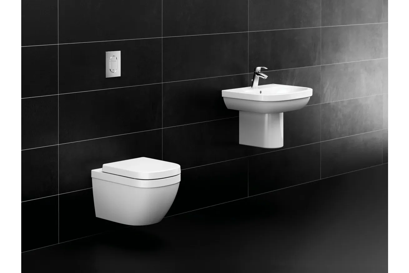 Унитаз подвесной компактный GROHE Euro Ceramic, альпин-белый (39206000)
