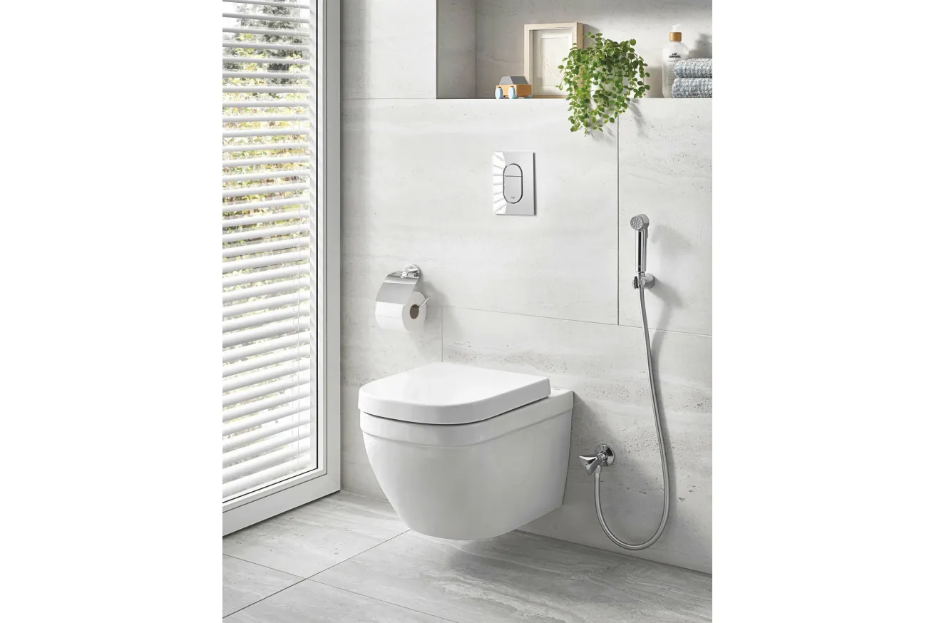 Унитаз подвесной компактный GROHE Euro Ceramic, альпин-белый (39206000)