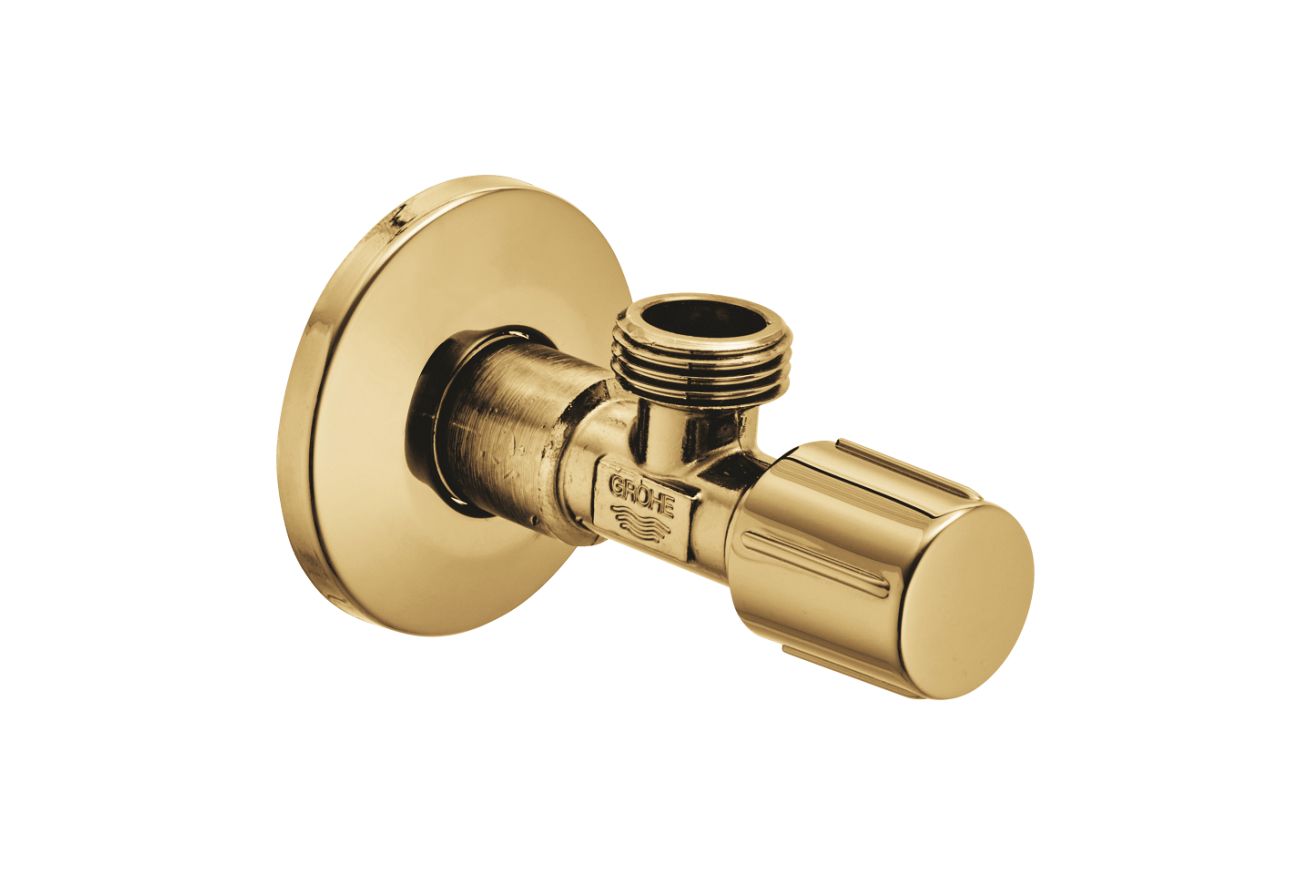 Угловой вентиль 1/2" GROHE, холодный рассвет глянец (22041GL0)