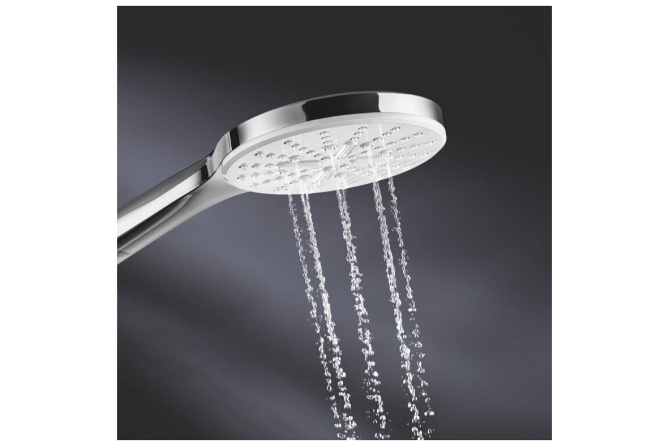 Душевая система GROHE Rainshower SmartActive 310 с термостатом для душа, белая луна (26648LS0)