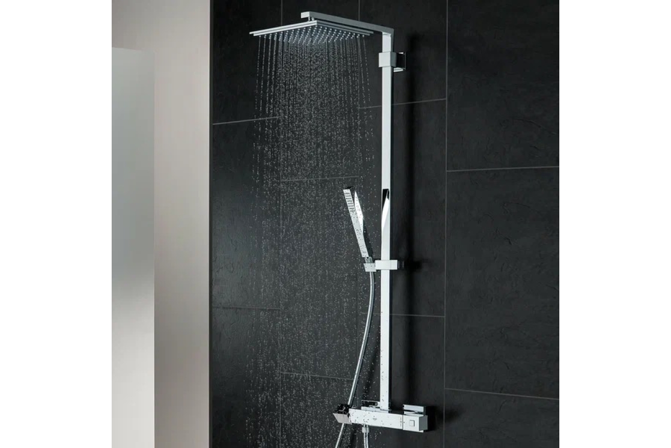 Ручной душ GROHE Euphoria Cube Stick, 9,5 л/мин, 1 режим, хром (27699000)