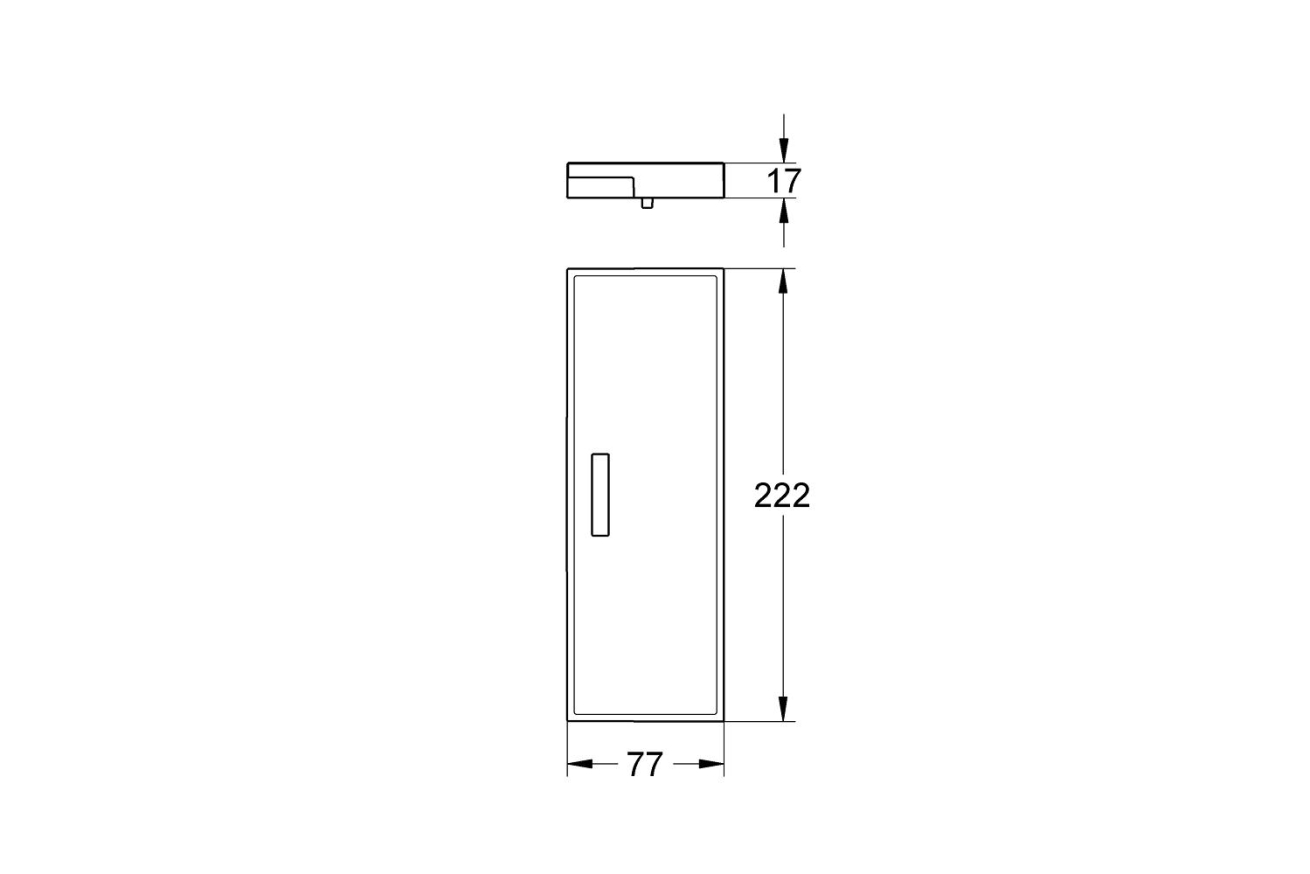 Пластиковая полочка для смесителя GROHE Eurocube (18541000)