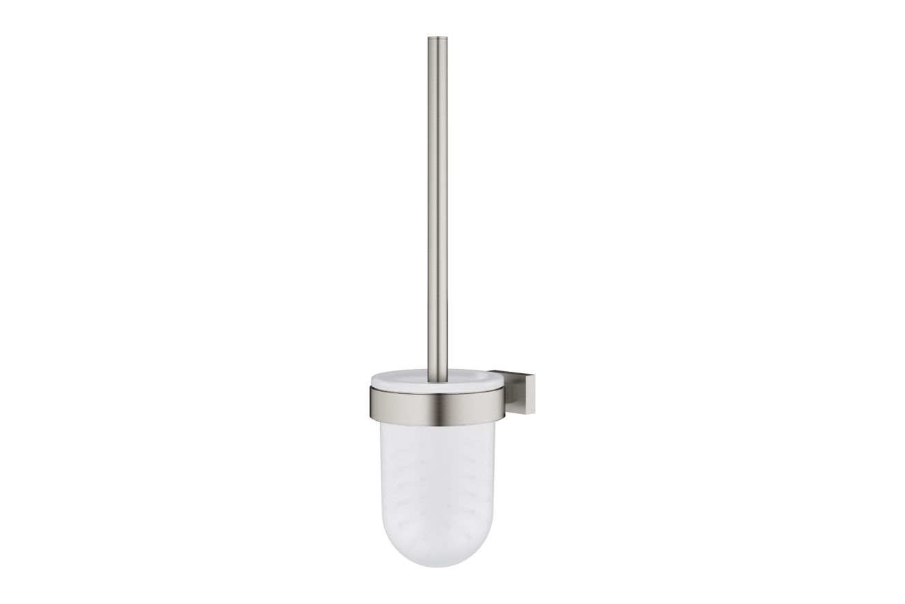 Туалетный "ёршик" в комплекте GROHE Essentials Cube, суперсталь (40513DC1)