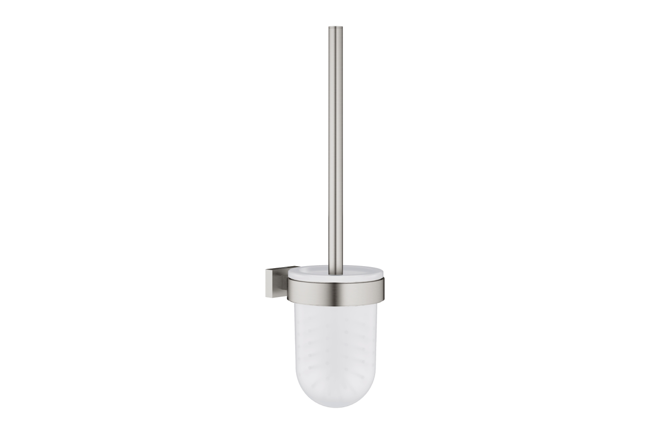 Туалетный "ёршик" в комплекте GROHE Essentials Cube, суперсталь (40513DC1)