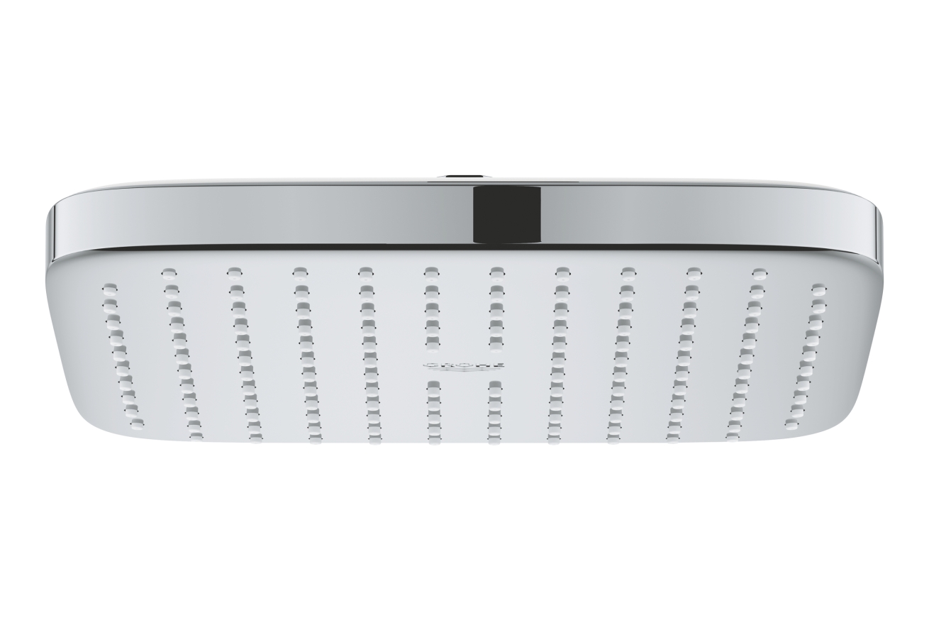 Верхний душ GROHE Tempesta Cube 250, 9,5 л/мин, 1 режим, хром/белый (26685000)