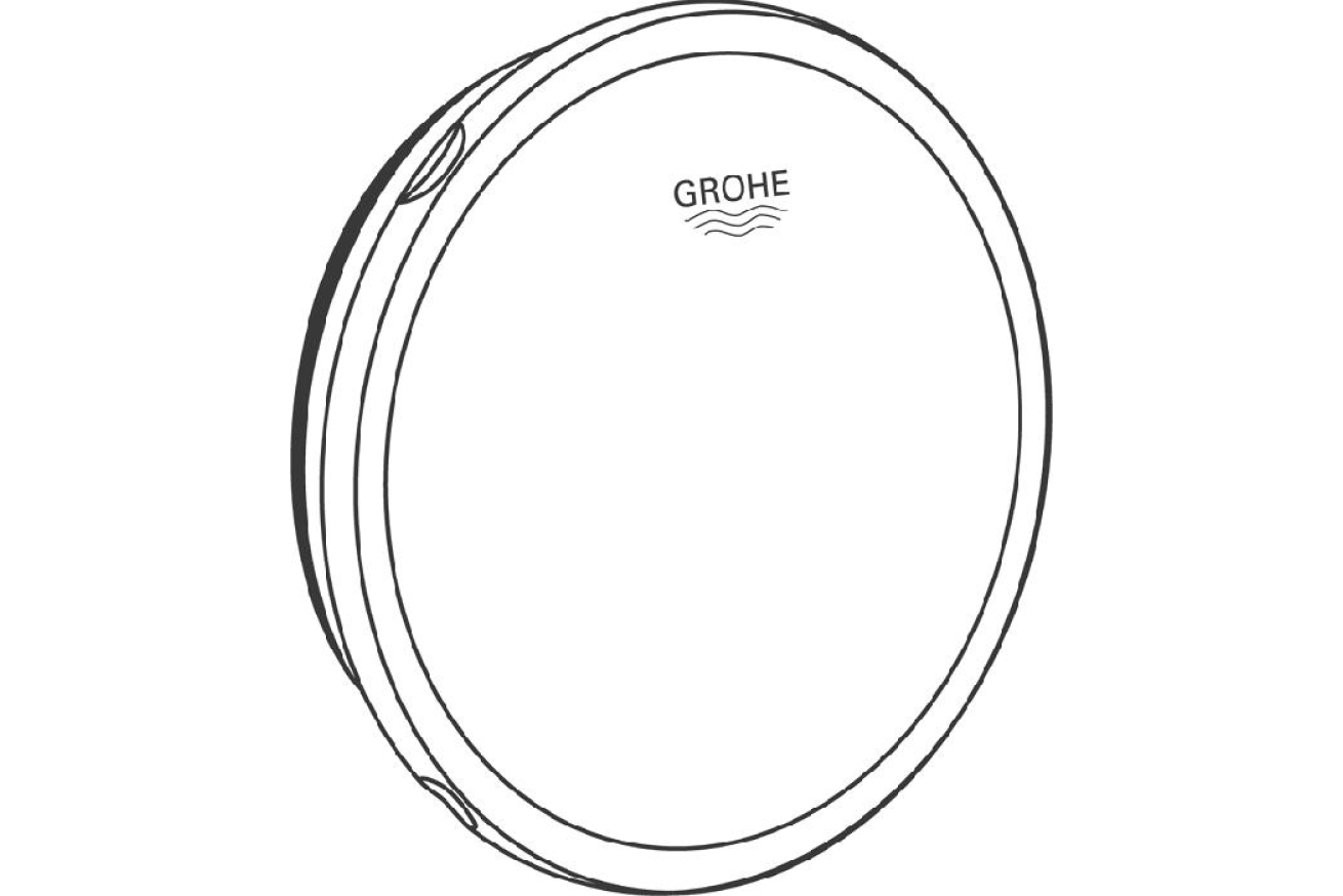 Сливной и переливной гарнитур GROHE Talento, внешняя часть, хром (19025000)