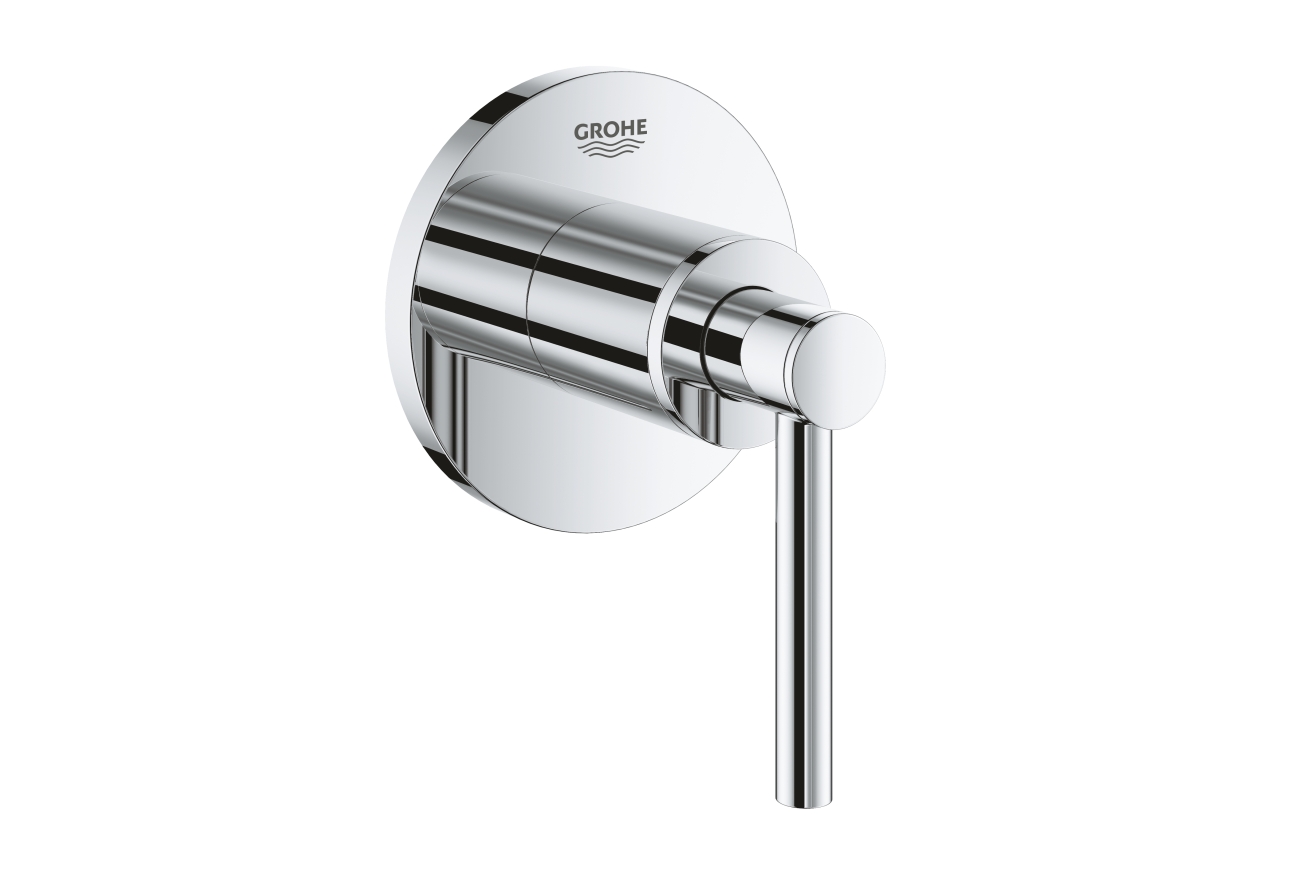 Внешняя часть вентиля GROHE Atrio, рукоятка-рычаг, хром (19088003)