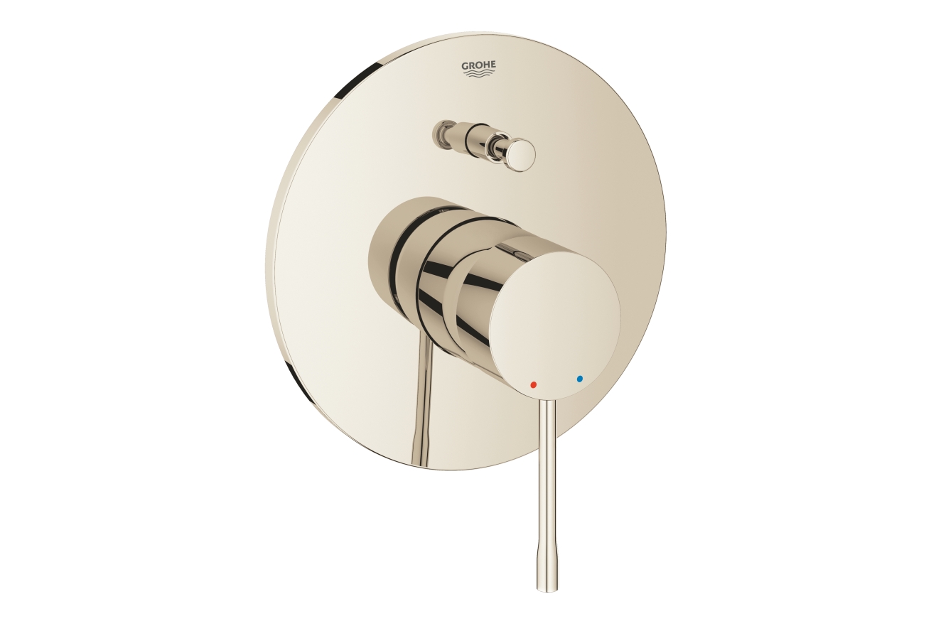 Внешняя часть смесителя для ванны GROHE Essence, никель глянец (19285BE1)