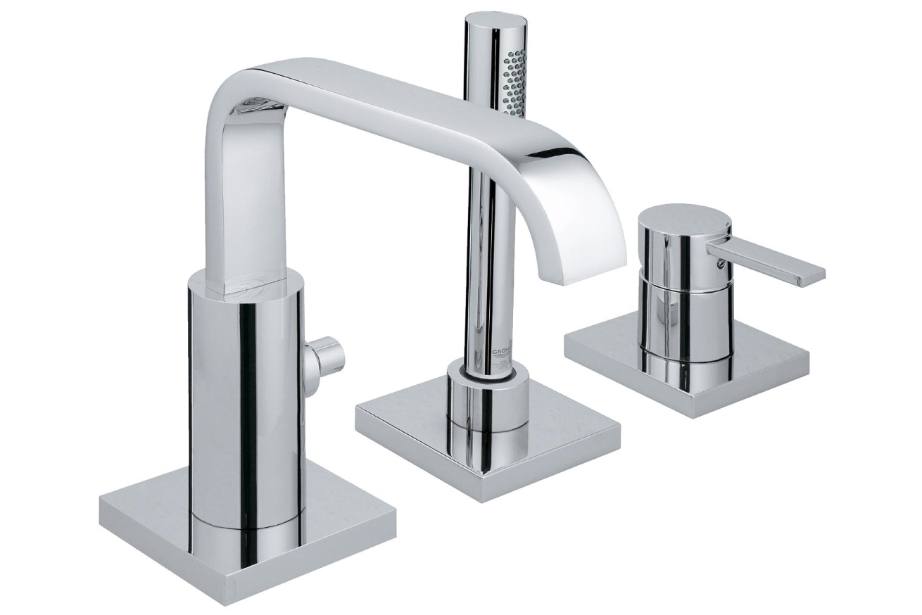 Внешняя часть смесителя для ванны GROHE Allure на 3 отверстия, на край ванны, хром (19316000)