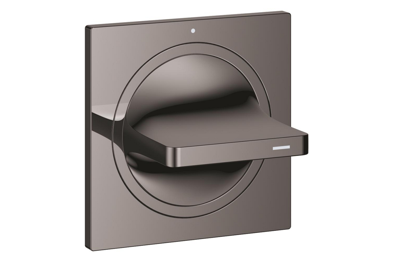 Внешняя часть вентиля GROHE Allure, темный графит глянец (19334A01)