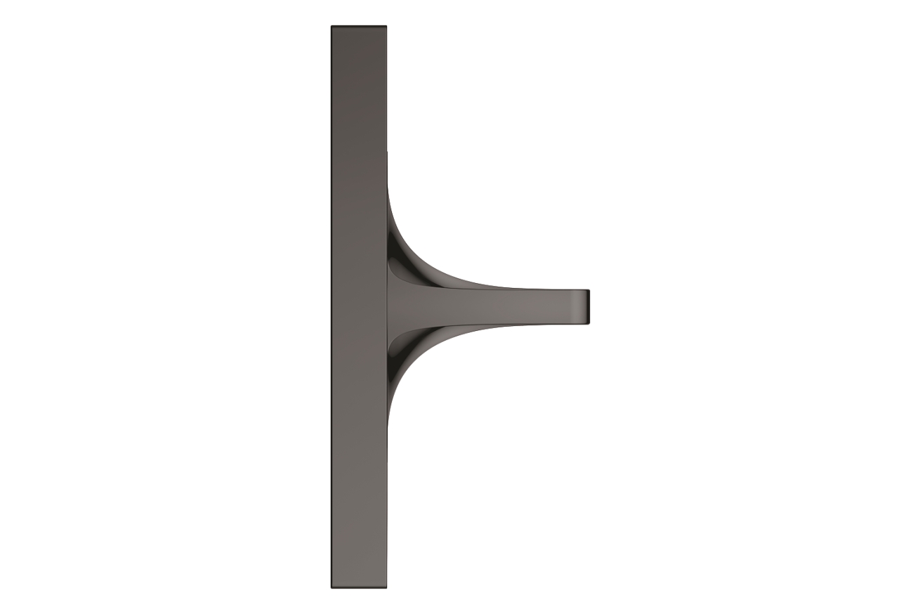 Внешняя часть переключателя потоков GROHE Allure на 3 положения, темный графит глянец (19590A01)