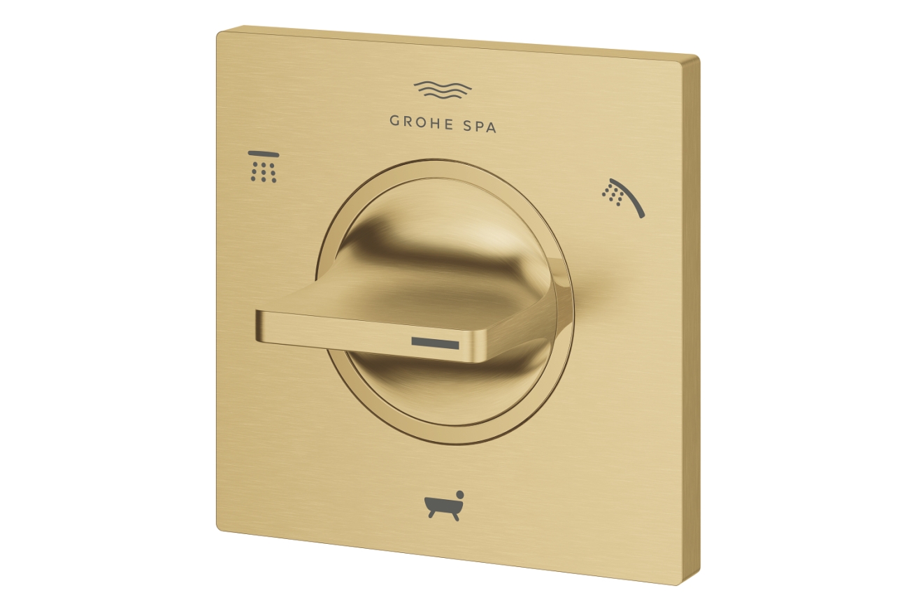 Внешняя часть переключателя потоков GROHE Allure на 3 положения, холодный рассвет матовый (19590GN1)