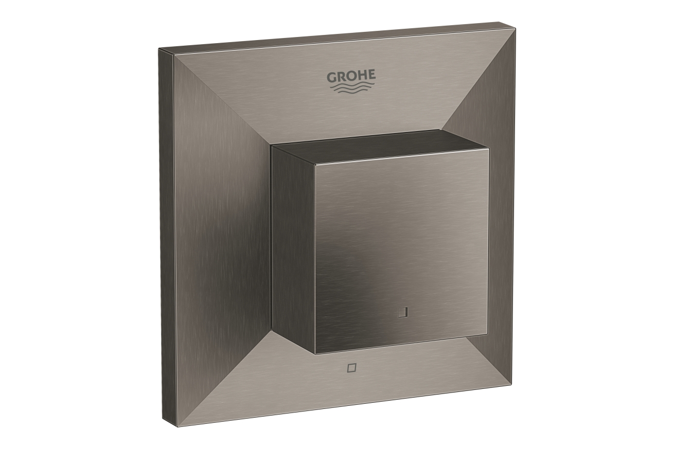 Внешняя часть вентиля GROHE Allure Brilliant, темный графит матовый (19796AL0)