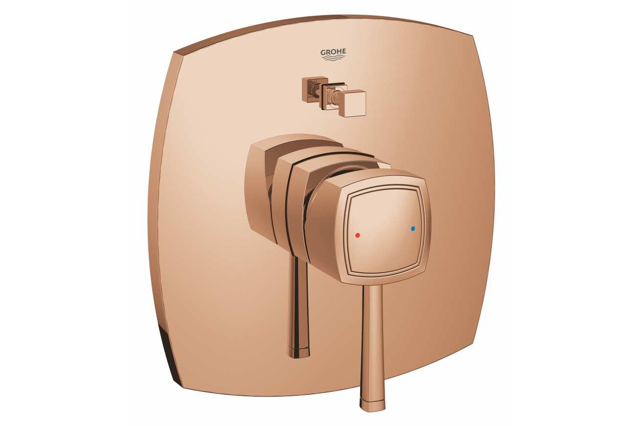 Внешняя часть смесителя для ванны GROHE Grandera, теплый закат глянец (19920DA0)