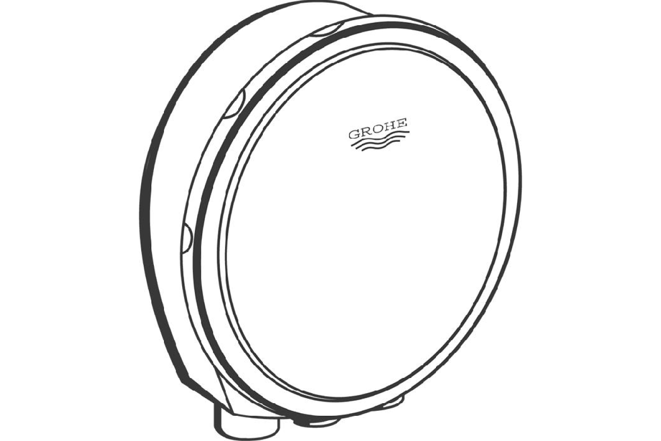 Наливной, сливной и переливной гарнитур, GROHE Talentofill, внешняя часть, хром, (19952000)