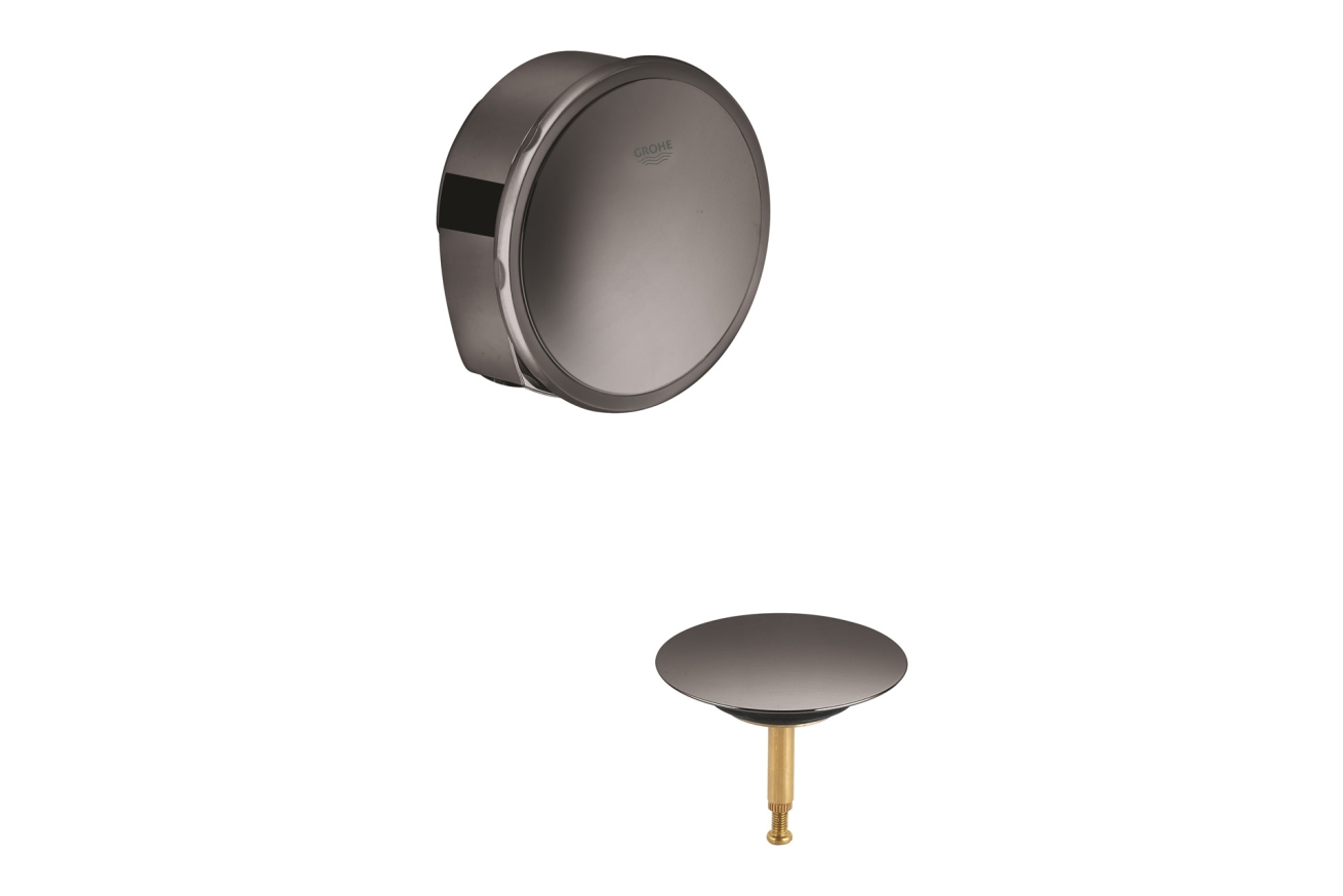 Наливной, сливной и переливной гарнитур GROHE Talentofill, темный графит глянец (19952A00)