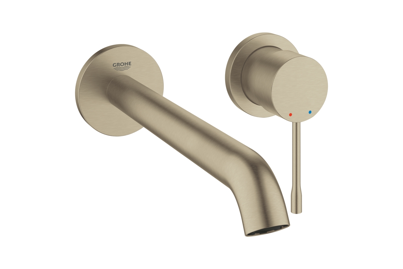 Внешняя часть смесителя для раковины GROHE Essence на 2 отверстия, L-Size, никель матовый (19967EN1)
