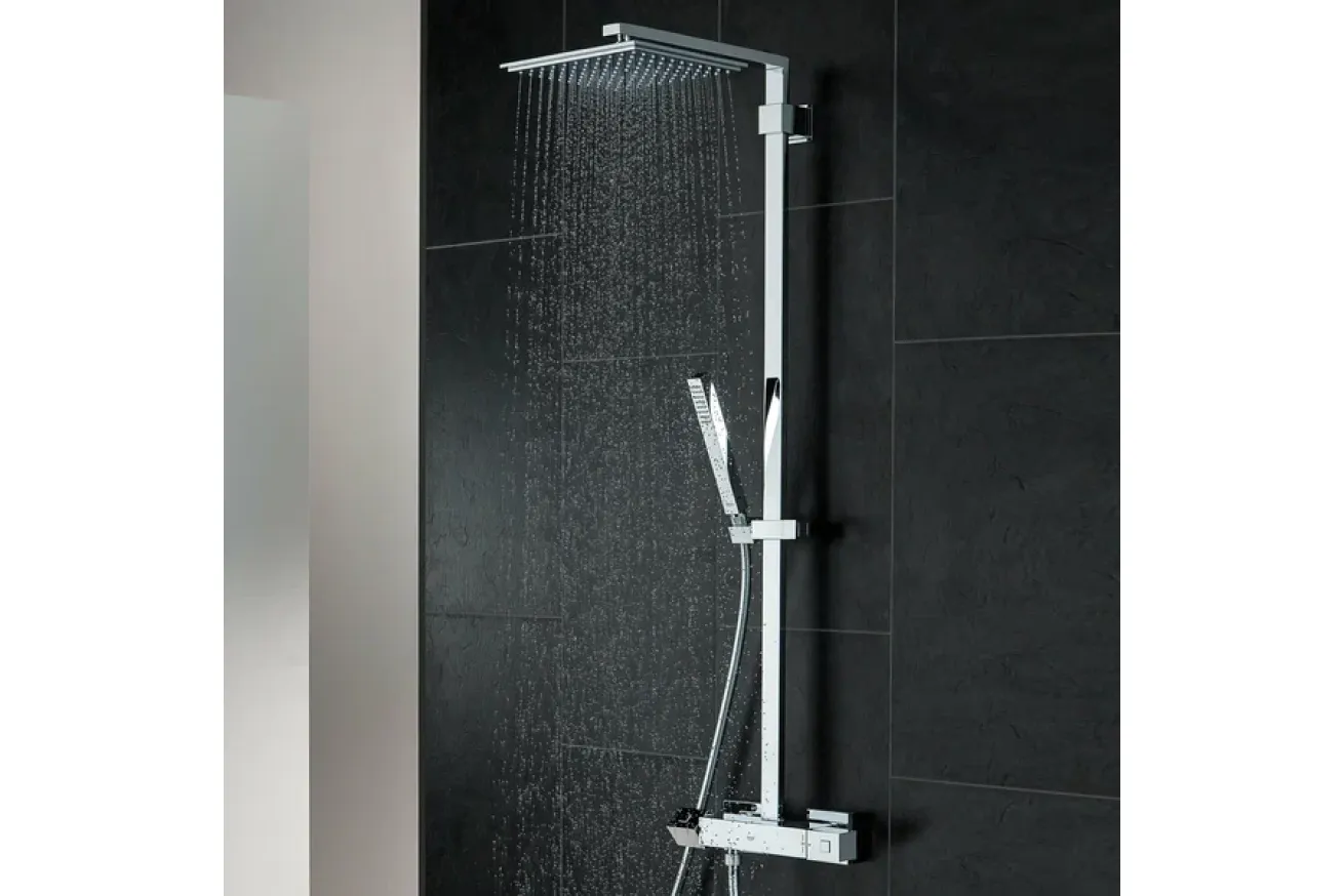 Ручной душ GROHE Euphoria Cube Stick, 15 л/мин, 1 режим, хром (27698000)