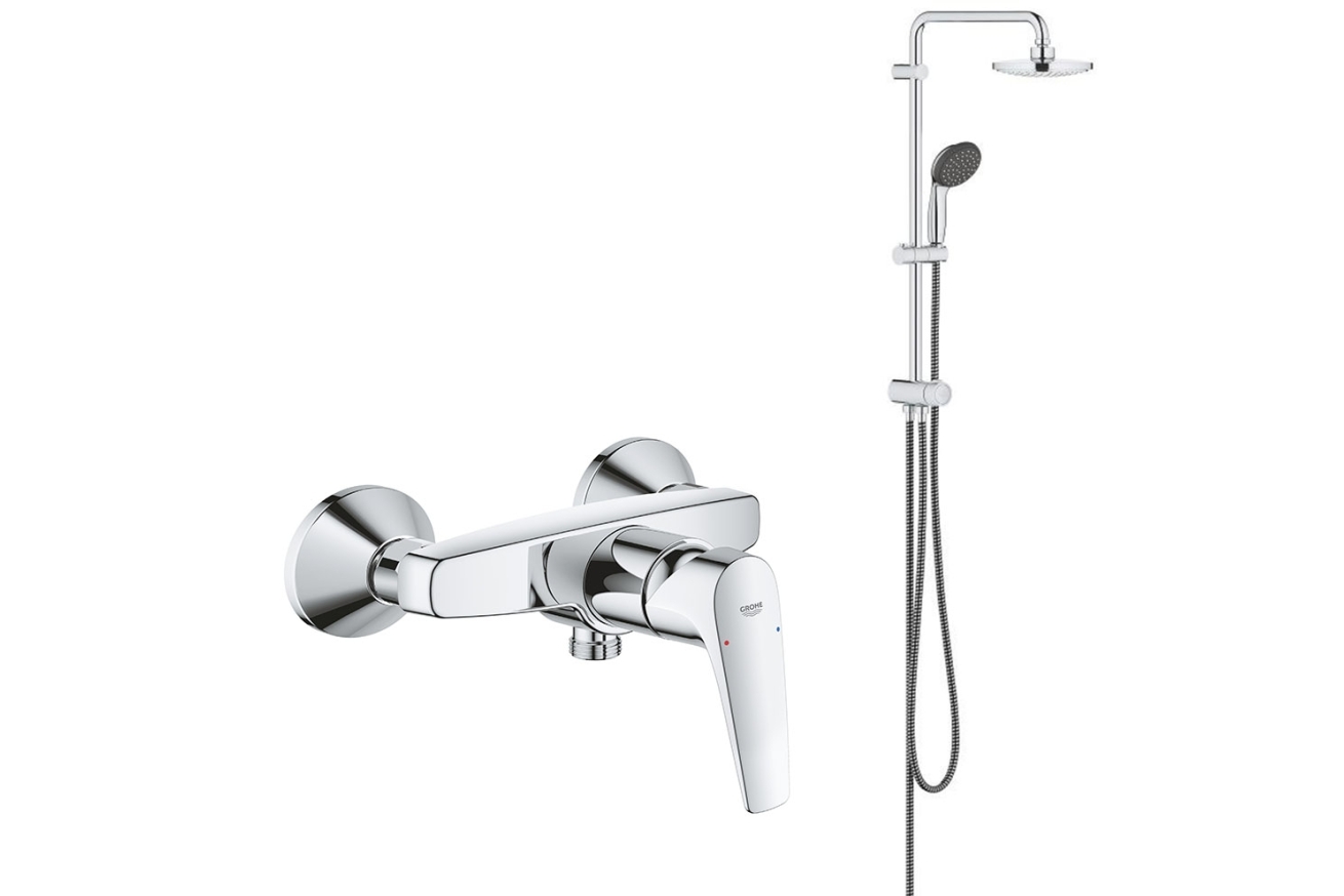 Душевая система Vitalio Start System 180 Flex со смесителем для душа (NSB0149)