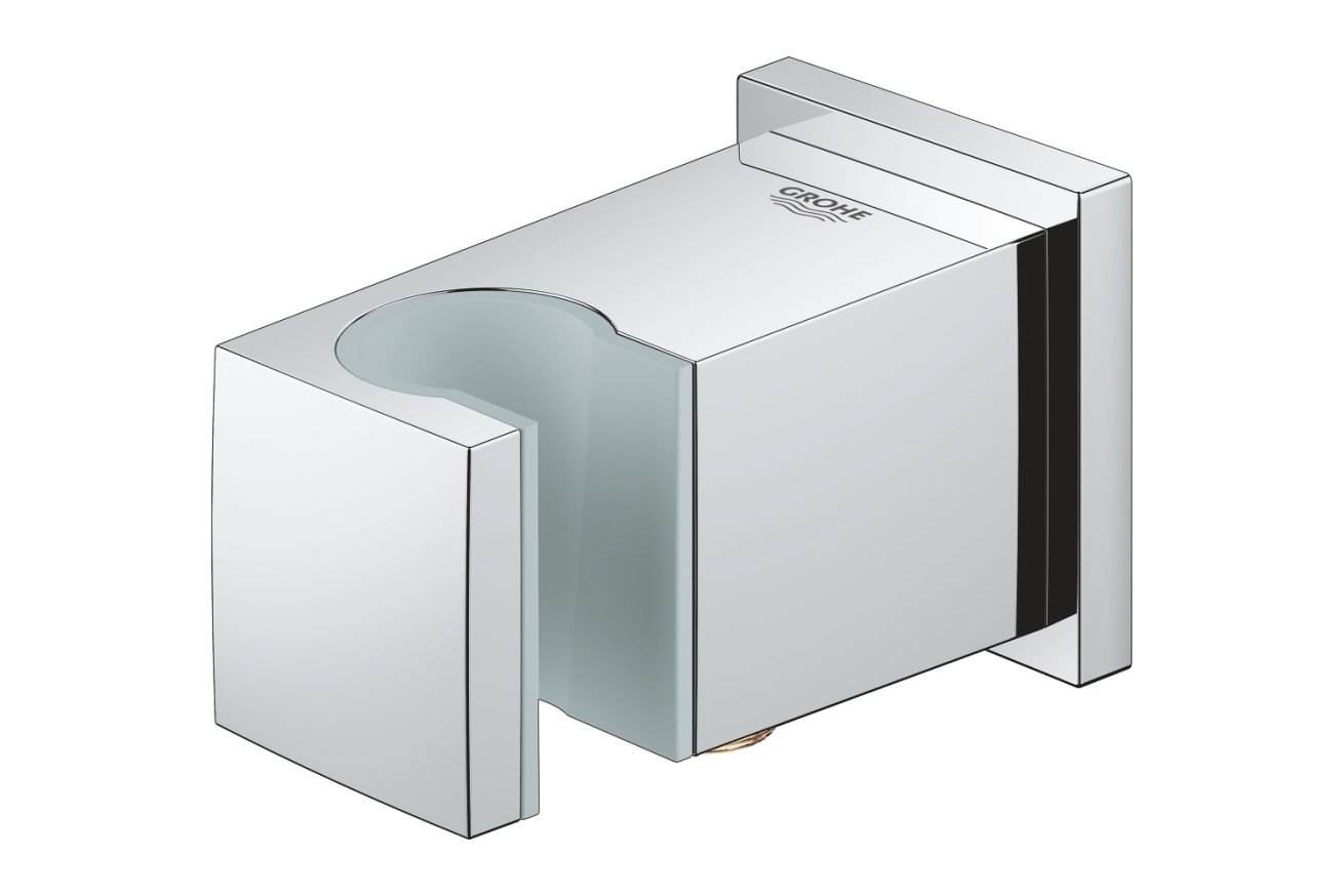 Подключение для душевого шланга с держателем ручного душа GROHE Euphoria Cube, хром, (26370000)