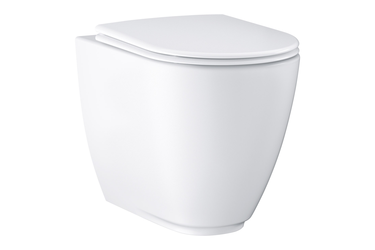 Унитаз приставной напольный GROHE Essence Ceramic, альпин-белый (3957300H)