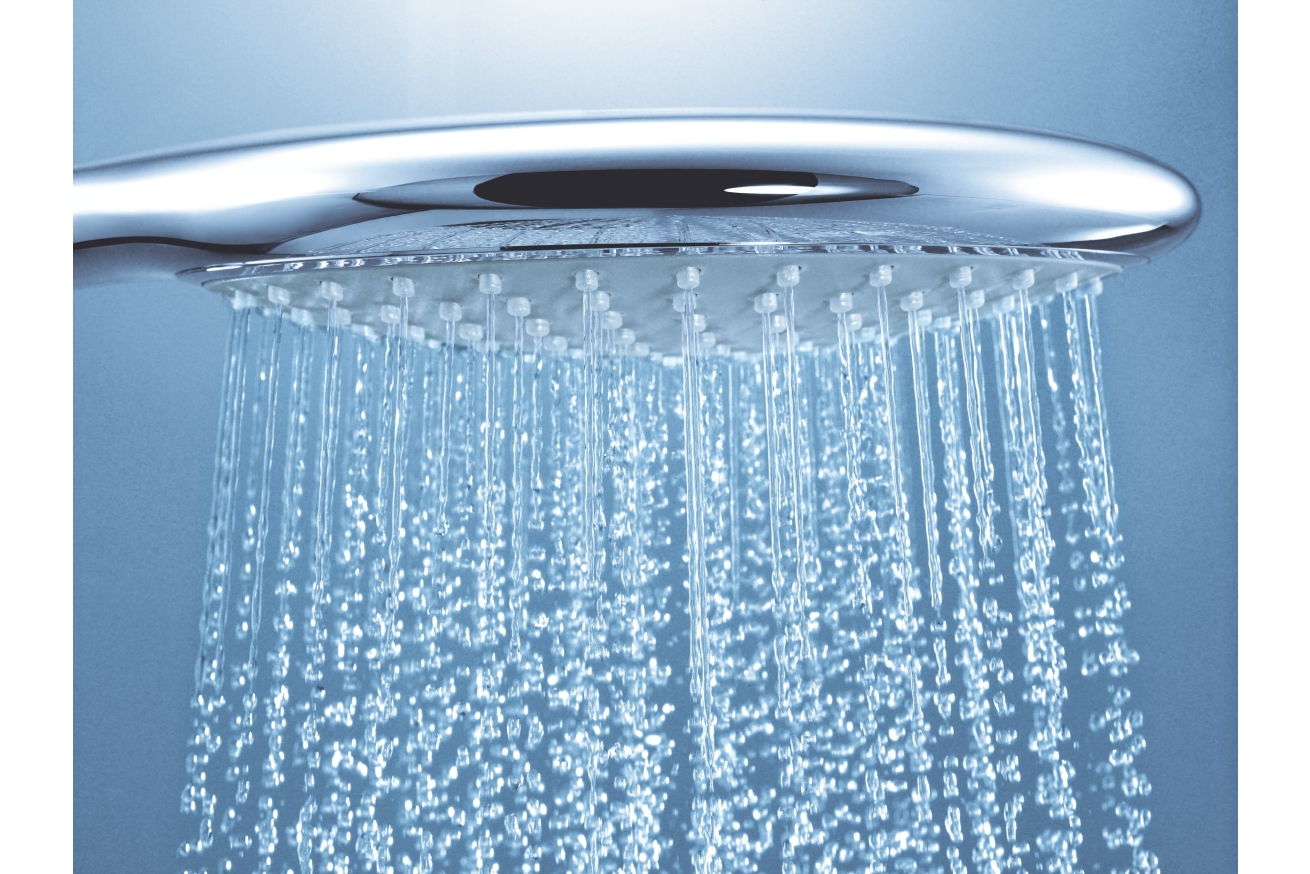 Душевой гарнитур GROHE Rainshower Solo 150, 2 режима струи, душевая штанга 900 мм, хром (27273001)