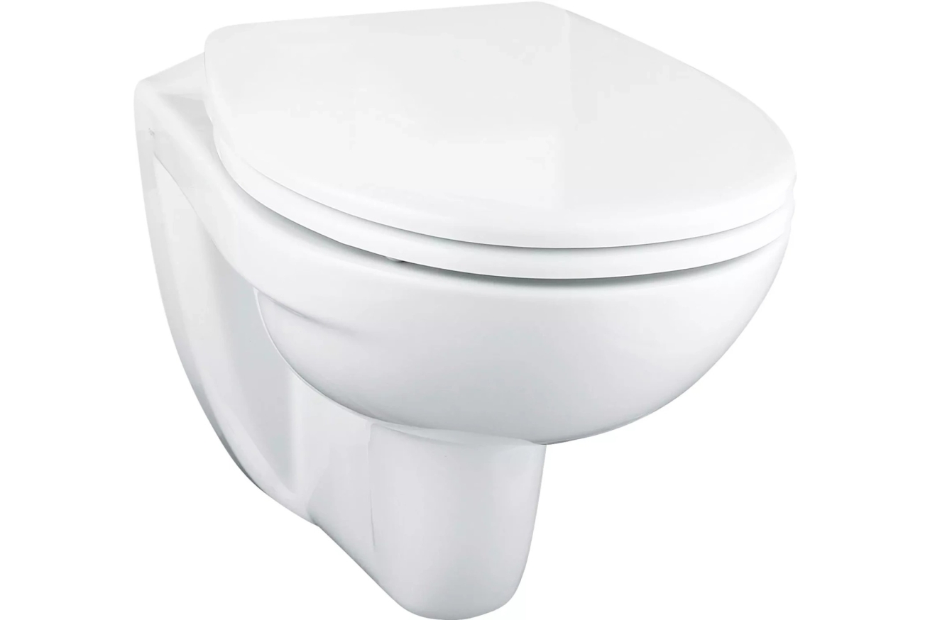 Комплект инсталляции GROHE Solido Compact 4 в 1 с подвесным унитазом Lecico Perth и панелью смыва Skate Air (39117000)
