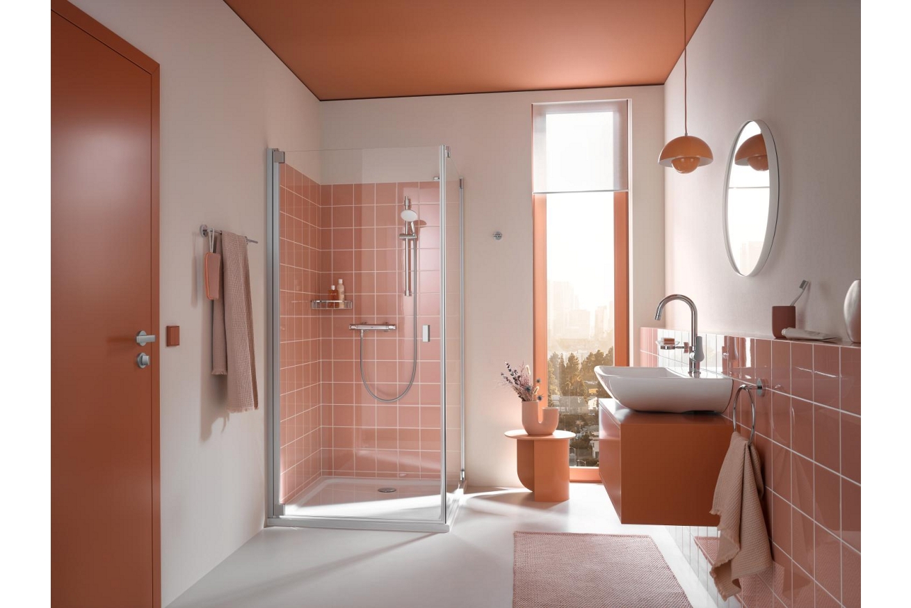 Термостат для душа GROHE Grohtherm 500 с душевым гарнитуром, хром (34796001)