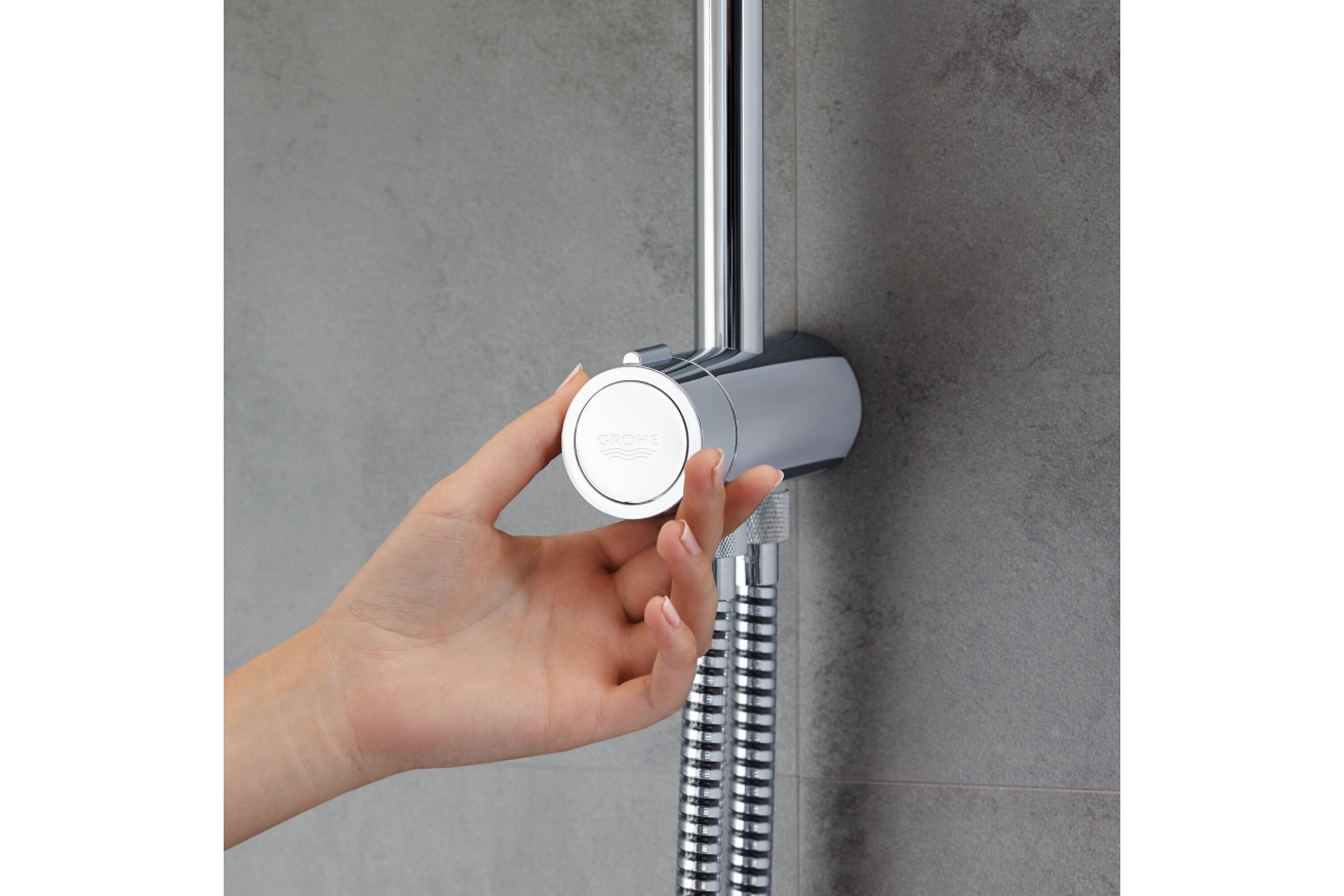 Душевая система GROHE New Tempesta 200 со смесителем для душа, хром (124410)