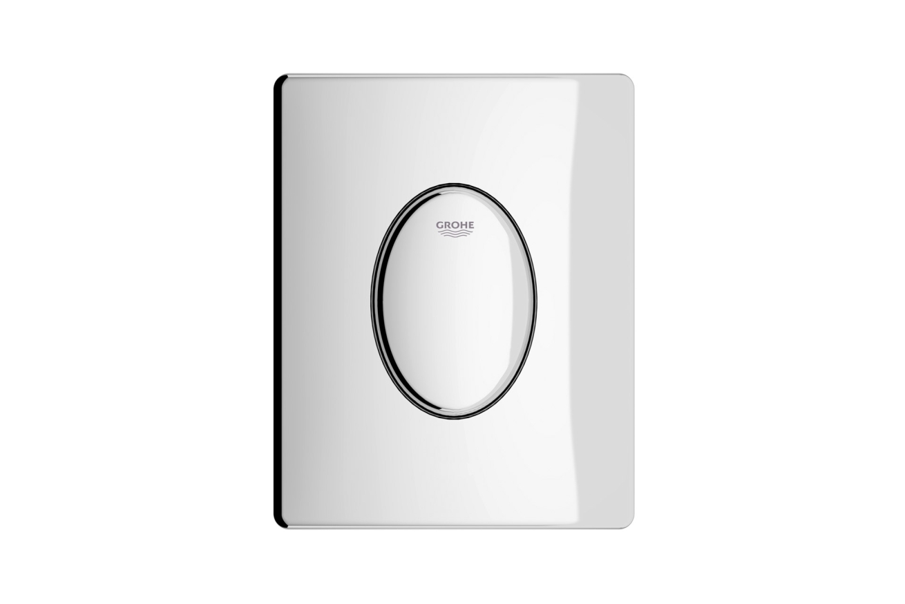 Панель смыва для унитаза GROHE Skate Air, 1 режим, хром (38564000)