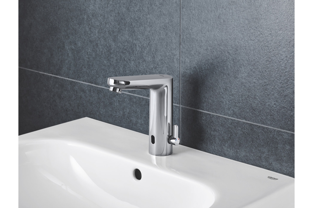 Смеситель для раковины GROHE Eurosmart Cosmopolitan E инфракрасный, L-size, хром (36421000)