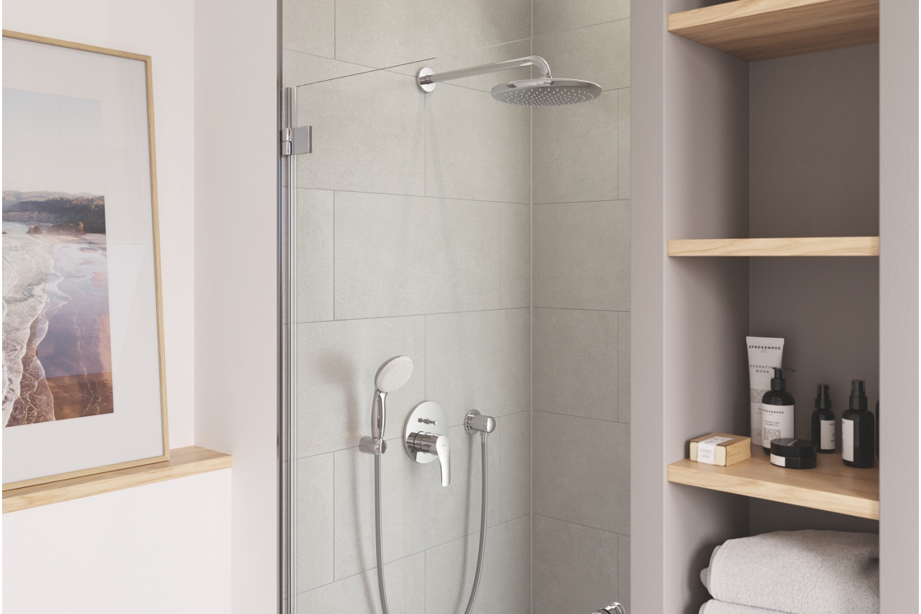 Внешняя часть смесителя для ванны GROHE Eurosmart, хром (24043003)